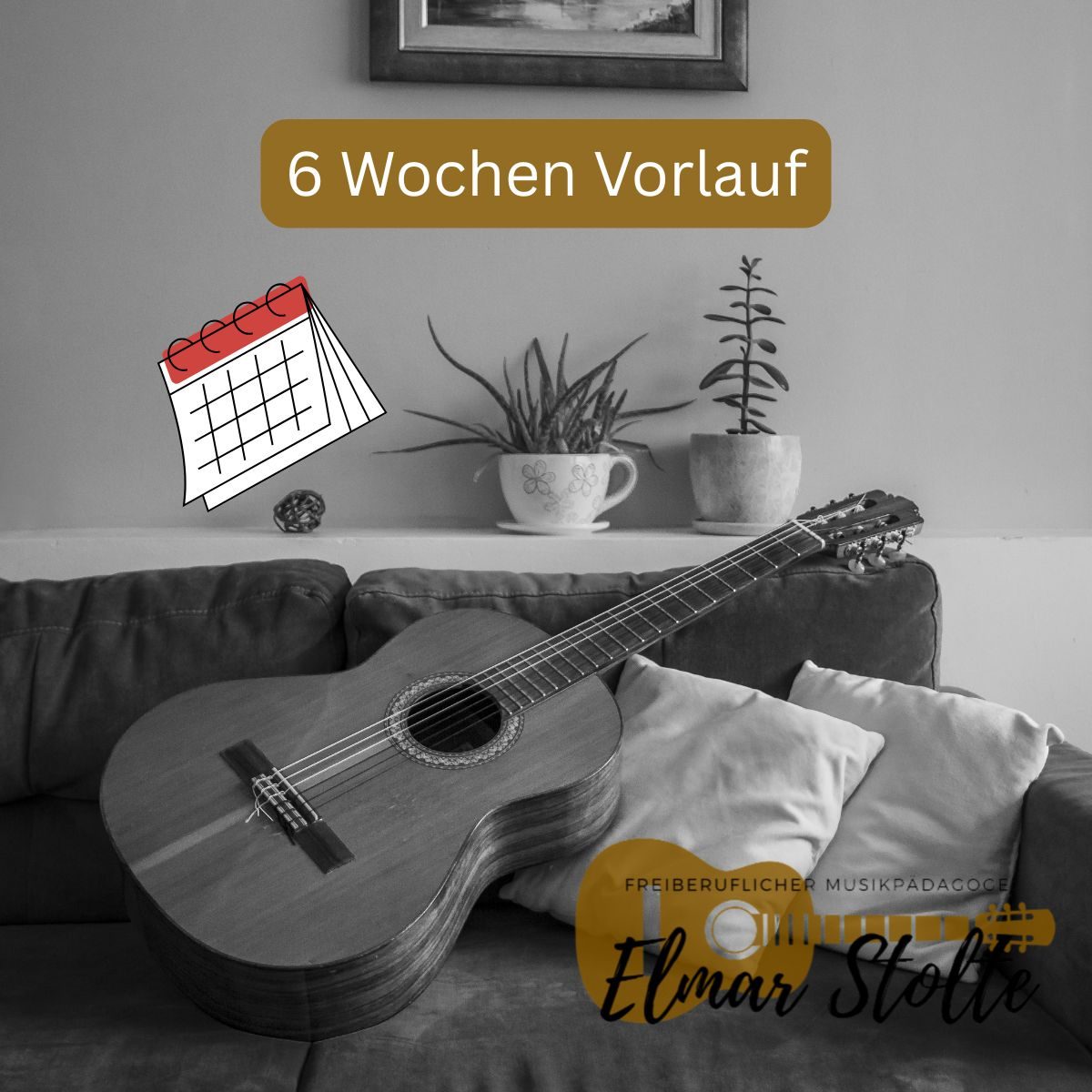 Gitarre spielen im Freien | Foto: Canva Draußen Gitarre spielen