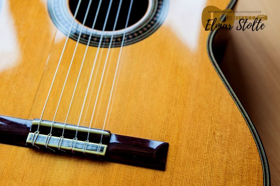 Gitarre spielen draußen